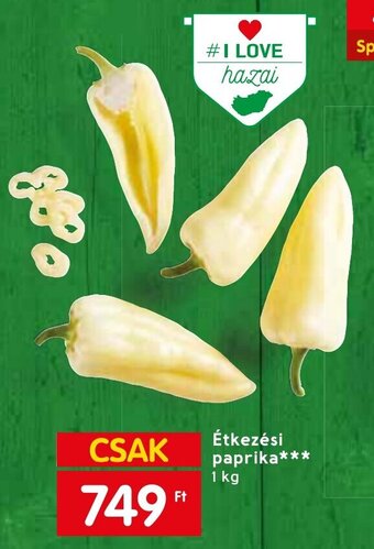 Spar Étkezési paprika 1 kg ajánlat