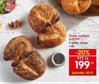 Spar Diós, mákos kifli 1 db ajánlat