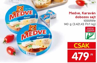Spar Medve, Karaván dobozos sajt 140 g ajánlat