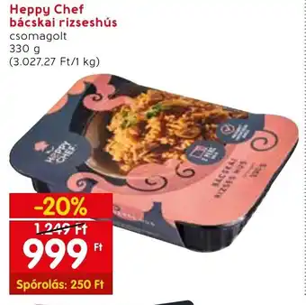 Heppy Chef bácskai rizseshús 330 g