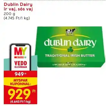 Spar Dublin Dairy ír vaj, sós vaj 200 g ajánlat