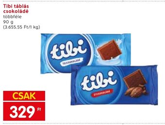 Spar Tibi táblás csokoládé 90 g ajánlat