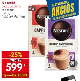 Spar Nescafé cappuccino 8 x 15 g ajánlat
