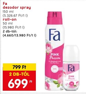 Spar Fa dezodor spray stb. 150 / 50 ml ajánlat