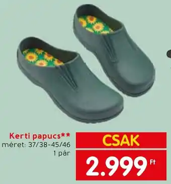Spar Kerti papucs 1 pár ajánlat
