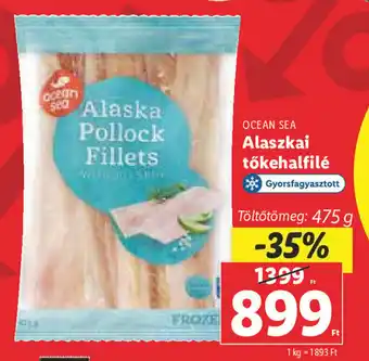 Lidl OCEAN SEA Alaszkai tőkehalfilé 475 g ajánlat
