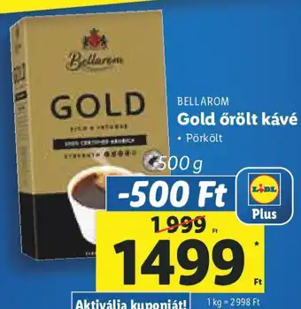 Lidl BELLAROM Gold őrölt kávé 500 g ajánlat