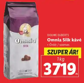 Lidl DOUWE EGBERTS Omnia Silk kávé 1 kg ajánlat