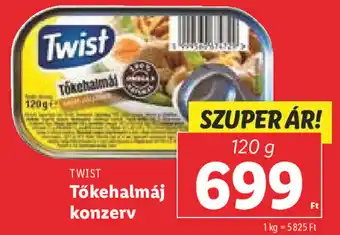 TWIST Tőkehalmáj konzerv 120 g