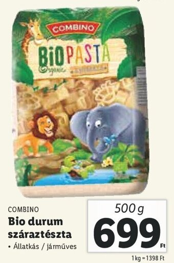 COMBINO Bio durum száraztészta 500 g