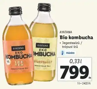 Lidl AYATANA Bio kombucha 0,33 l ajánlat