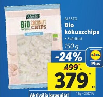 Lidl ALESTO Bio kókuszchips 150 g ajánlat