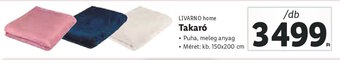 Lidl LIVARNO home Takaró 1 db ajánlat