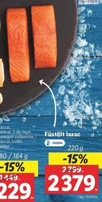 Lidl Füstölt lazac 220 g ajánlat