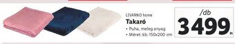 Lidl LIVARNO home Takaró 1 db ajánlat
