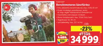 Lidl PARKSIDE Benzinmotoros láncfűrész 1 db ajánlat