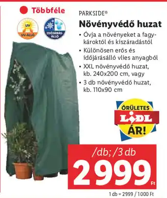 Lidl PARKSIDE Növényvédő huzat 1 / 3 db ajánlat
