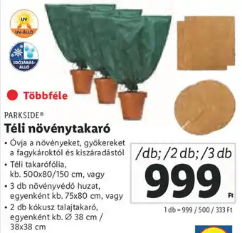 Lidl PARKSIDE Téli növénytakaró 1 - 3 db ajánlat