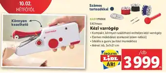 Lidl EASYmaxx Kézi varrógép 1 db ajánlat