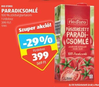 ALDI RIO D'ORO PARADICSOMLÉ 1 l ajánlat