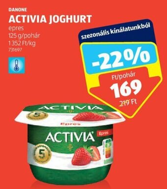ALDI DANONE ACTIVIA JOGHURT 125 g ajánlat