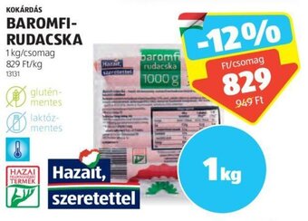 ALDI KOKÁRDÁS BAROMFI-RUDACSKA 1 kg ajánlat