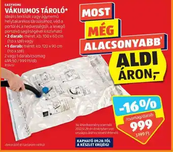 ALDI EASYHOME VÁKUUMOS TÁROLÓ 2 / 1 db ajánlat
