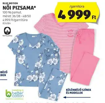 ALDI BLUE MOTION NÖI PIZSAMA 1 garnitúra ajánlat