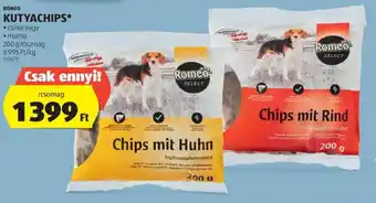 ALDI ROMEO KUTYACHIPS 200 g ajánlat