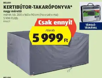 ALDI BELAVI KERTIBÚTOR-TAKARÓPONYVA 1 db ajánlat