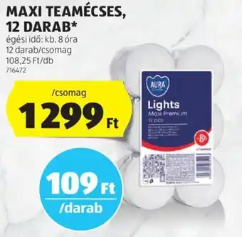 MAXI TEAMÉCSES 12 db