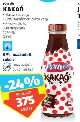 ALDI PÖTTYÖS KAKAÓ 300 ml ajánlat