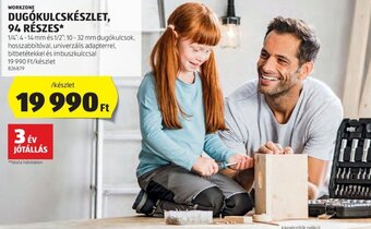 ALDI WORKZONE DUGÓKULCSKÉSZLET 94 részes ajánlat