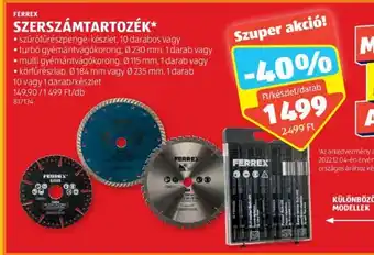 ALDI FERREX SZERSZÁMTARTOZÉK 10 / 1 db ajánlat