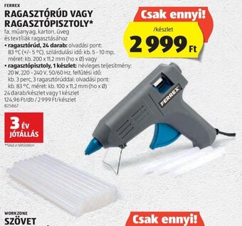 ALDI FERREX RAGASZTÓRÚD stb. 24 db / 1 készlet ajánlat