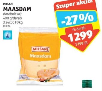 ALDI MILSANI MAASDAM 400 g ajánlat