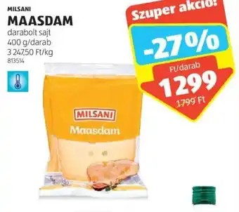 ALDI MILSANI MAASDAM 400 g ajánlat