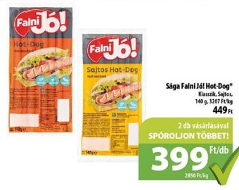Coop Sága Falni Jó! Hot-Dog 140 g ajánlat