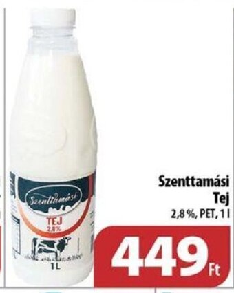 Coop Szenttamási Tej 1 l ajánlat