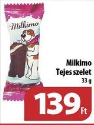 Coop Milkimo Tejes szelet 33 g ajánlat