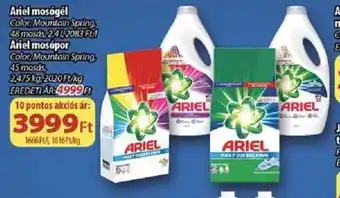 Coop Ariel mosógél stb. 2,4 l / 2,475 kg ajánlat