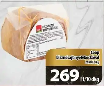 Coop Coop Disznósajt nyelvkockával 10 dkg ajánlat