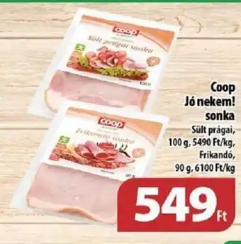Coop Coop Jó nekem! sonka 100 / 90 g ajánlat