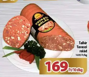 Coop Tallér Tavaszi rolád 10 dkg ajánlat