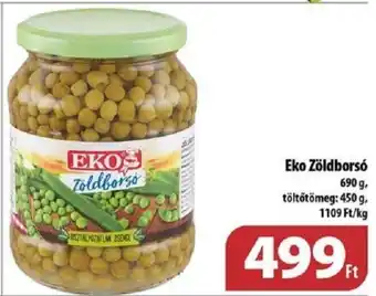 Eko Zöldborsó 690 g