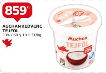 Auchan AUCHAN KEDVENC TEJFÖL 850 g ajánlat