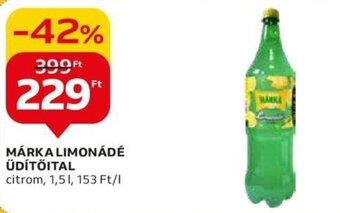 Auchan MÁRKA LIMONÁDÉ ÜDÍTŐITAL 1,5 l ajánlat