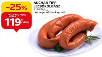 Auchan AUCHAN TIPP LECSÓKOLBÁSZ 10 dkg ajánlat