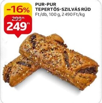 Auchan PUR-PUR TEPERTŐS-SZILVÁS RÚD 1 db ajánlat