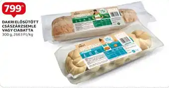 Auchan DAKRI ELŐSÜTÖTT CSÁSZÁRZSEMLE stb. 300 g ajánlat